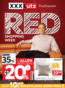 XXXLutz Prospekt - Red Shopping Week