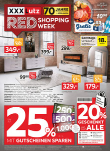 XXXLutz Prospekt - Red Shopping Week