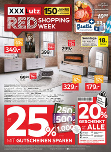 XXXLutz Prospekt - Red Shopping Week
