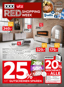 XXXLutz Prospekt - Red Shopping Week