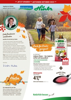 Reformhaus Prospekt - Angebote ab 01.10. - Seite 1