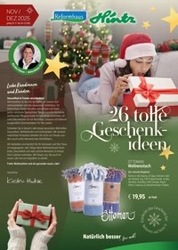 Reformhaus Prospekt - Angebote ab 03.12.