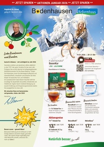 Reformhaus Prospekt - Angebote ab 02.01.