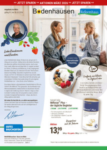 Reformhaus Prospekt - Angebote ab 02.03.