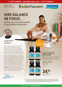 Reformhaus Prospekt - Angebote ab 01.04.