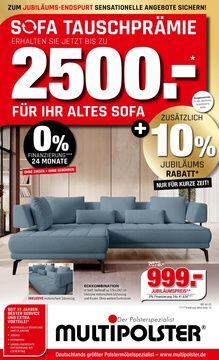 Multipolster Prospekt - Angebote ab 30.10. - Seite 1