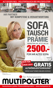Multipolster Prospekt - ALT GEGEN NEU - POLSTERTAUSCH BEI MULTIPOLSTER