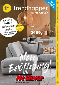 McClever Prospekt - Trendhopper Eröffnungsangebot