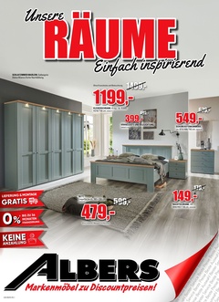 Albers Prospekt - unsere Räume einfach insprierend - Seite 1