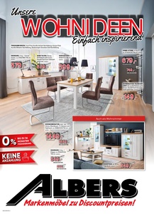 Albers Prospekt - Albers Unsere Wohnideen- Einfach inspirierend
