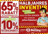 Möbel Berning Prospekt - Halbjahresinventur