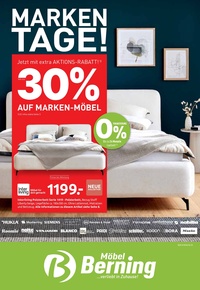 Möbel Berning Prospekt - 30% auf Marken-Möbel