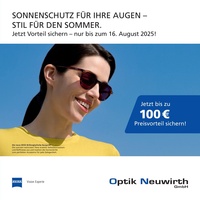 Optik Neuwirth Prospekt - Sonne 2025