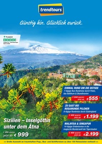 trendtours Touristik Prospekt - Günstig hin. Glücklich zurück.