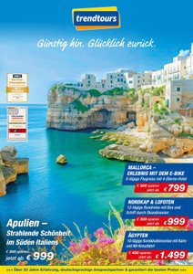 trendtours Touristik Prospekt - Angebote ab 20.06.