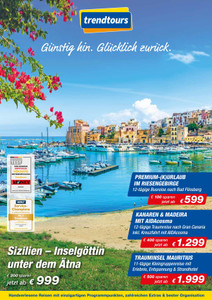 moccamedia GmbH Prospekt - Urlaubsangebote trendtours