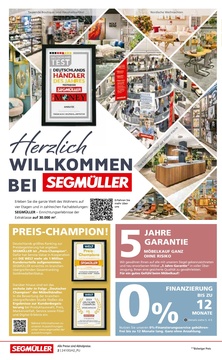 Segmüller Prospekt - Segmüller Polstermöbelfabrik