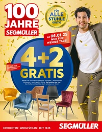 Segmüller Prospekt - Stühle 4+2 gratis 2501JX LUD/FRA/SPE