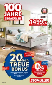 Segmüller Prospekt - 20fach Treuebonus 2505GHA SPE/FRA/LUD