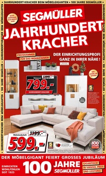 Segmüller Prospekt - Segmüller Polstermöbelfabrik