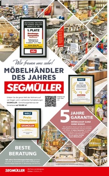 Segmüller Prospekt - Segmüller Polstermöbelfabrik