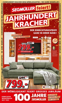 Segmüller Prospekt - Segmüller Polstermöbelfabrik - Seite 1
