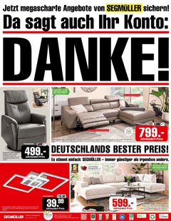 Segmüller Prospekt - Segmüller Polstermöbelfabrik