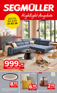 Segmüller Prospekt - Segmüller Polstermöbelfabrik