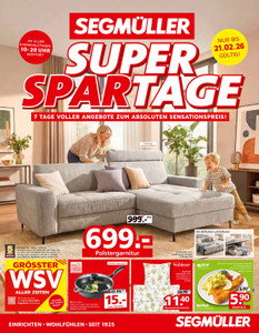 Segmüller Prospekt - Segmüller Polstermöbelfabrik