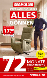 Segmüller Prospekt - Segmüller Polstermöbelfabrik