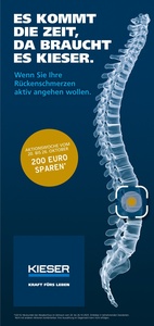 Kieser Training Prospekt - Aktionswoche 20. bis 26. Oktober
