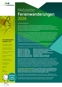 Stadt Meßstetten Prospekt - Ferienwanderungen 2026