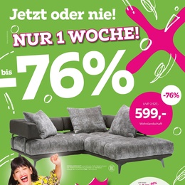 mömax Prospekt - Jetzt oder nie! Bis -76% sparen