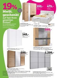 mömax Prospekt - 19% MwSt. geschenkt auf fast Ihren gesamten Einkauf
