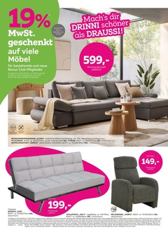 mömax Prospekt - 19% MwSt. geschenkt auf fast Ihren gesamten Einkauf