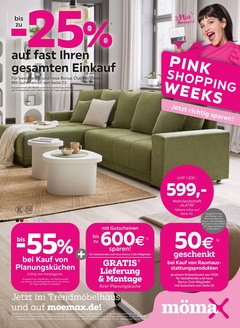 mömax Prospekt - bis zu -25% auf fast Ihren gesamten Einkauf