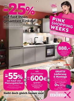 mömax Prospekt - bis zu -25% auf fast Ihren gesamten Einkauf
