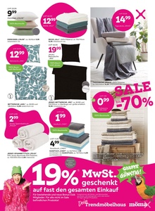 mömax Prospekt - 19% MwSt. geschenkt auf fast den gesamten Einkauf