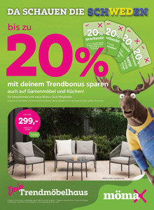 mömax Prospekt - bis zu 20% mit deinem Trendbonus sparen