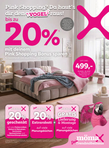 mömax Prospekt - Pink Shopping Bonus