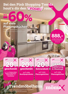 mömax Prospekt - bis -60% auf viele Planungsküchen