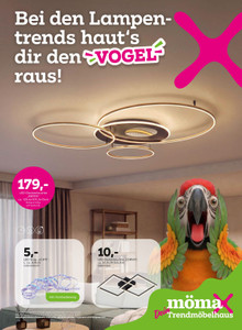 mömax Prospekt - Bei den Lampentrends haut's dir den Vogel raus