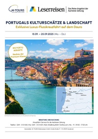 Medienhaus Aachen Prospekt - PORTUGALS KULTURSCHÄTZE & LANDSCHAFT