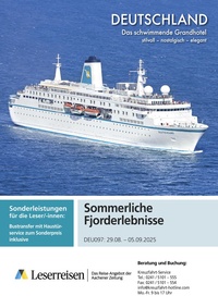 Medienhaus Aachen Prospekt - Sommerliche Fjorderlebnisse