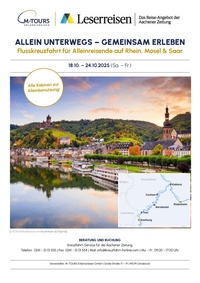 Medienhaus Aachen Prospekt - ALLEIN UNTERWEGS – GEMEINSAM ERLEBEN