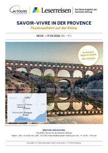 Medienhaus Aachen Prospekt - Kreuzfahrt auf der Rhone
