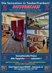 Wegert Raumausstattung Prospekt - Ausverkauf