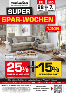 Multi-Möbel Prospekt - Angebote ab 29.08.