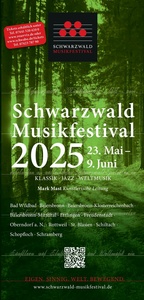 Schwarzwald Musikfestival Prospekt - Musikfestival 2025