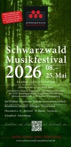 Schwarzwald Musikfestival Prospekt - Musikfestival